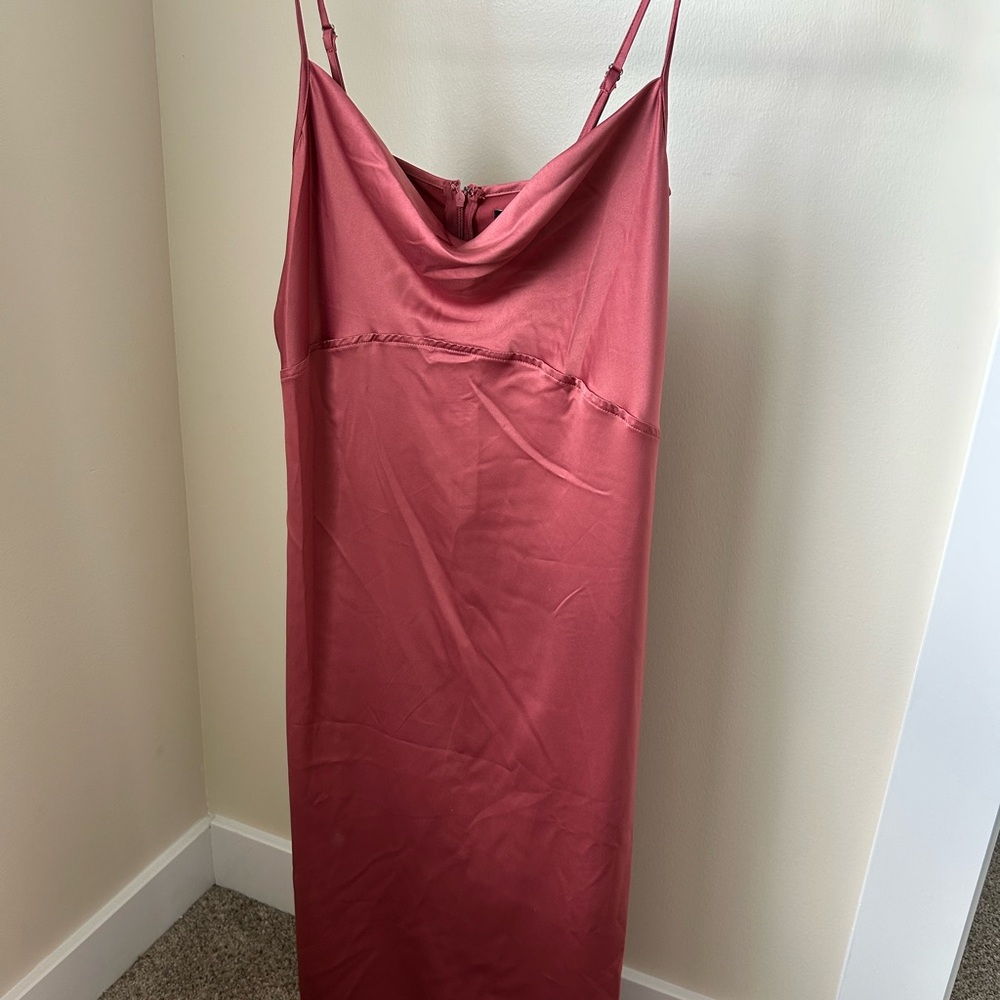 The Limited Rose Satin Dress